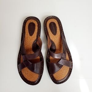 MAGELLAN FOOTWEAR LEATHER SANDALS